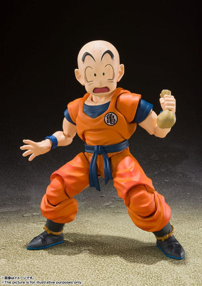 S.H. Figuarts Dragon Ball Z Actionfigur Krillin Earth's Strongest Man 12cm