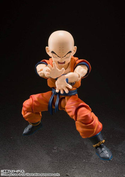 S.H. Figuarts Dragon Ball Z Actionfigur Krillin Earth's Strongest Man 12cm