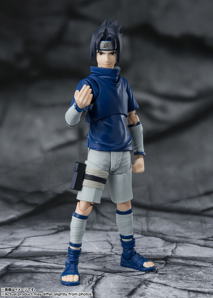 S.H. Figuarts Naruto Actionfigur Sasuke Uchiha Ninja Prodigy of the Uchiha Clan Bloodline 13cm