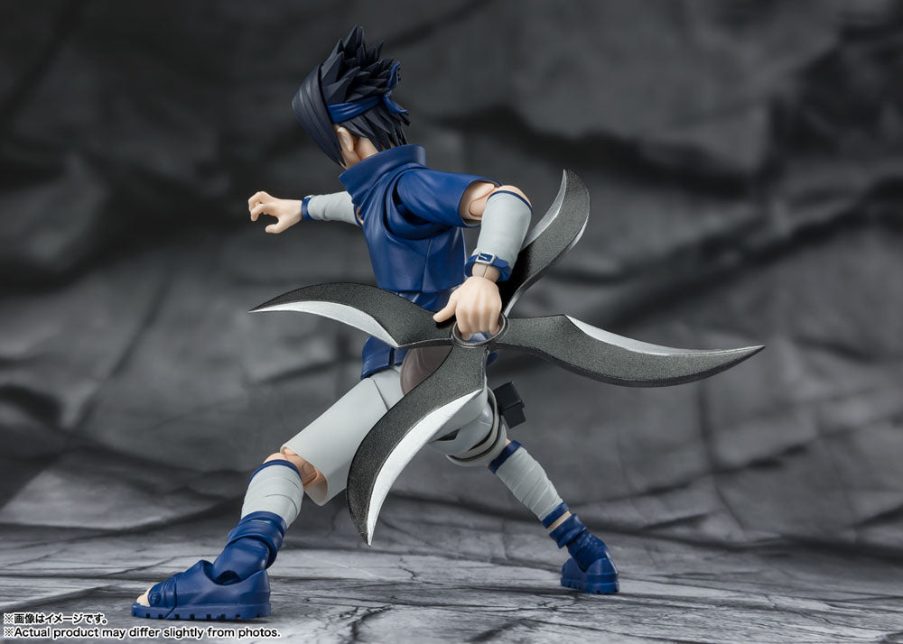 S.H. Figuarts Naruto Actionfigur Sasuke Uchiha Ninja Prodigy of the Uchiha Clan Bloodline 13cm