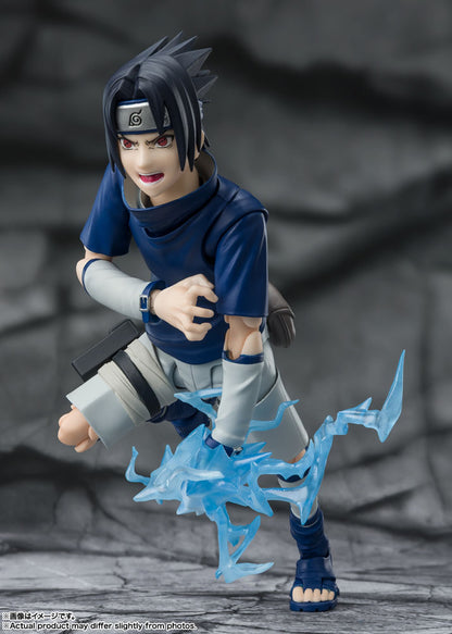 S.H. Figuarts Naruto Actionfigur Sasuke Uchiha Ninja Prodigy of the Uchiha Clan Bloodline 13cm