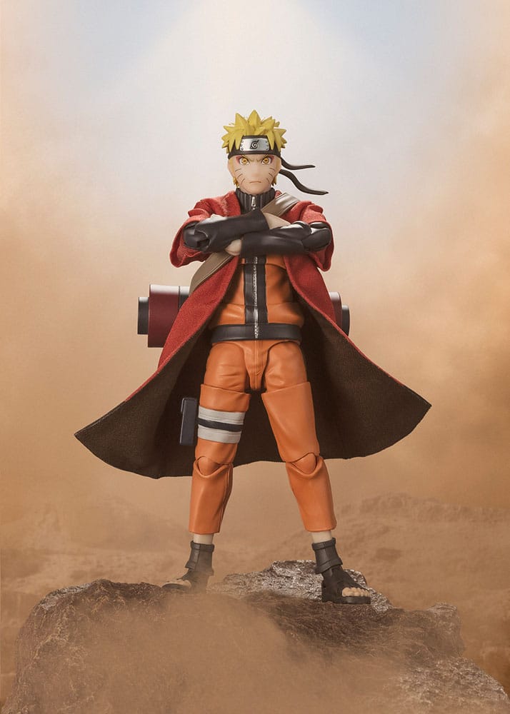 Pre-Order! S.H. Figuarts Naruto Shippuden Actionfigur Naruto Uzumaki (Sage Mode) - Savior of Konoha 15cm