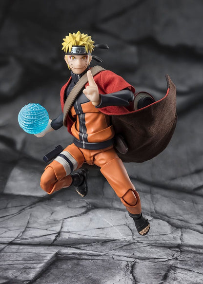 Pre-Order! S.H. Figuarts Naruto Shippuden Actionfigur Naruto Uzumaki (Sage Mode) - Savior of Konoha 15cm