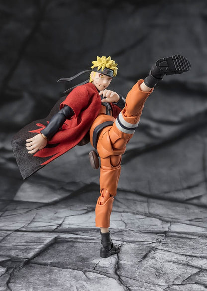 Pre-Order! S.H. Figuarts Naruto Shippuden Actionfigur Naruto Uzumaki (Sage Mode) - Savior of Konoha 15cm