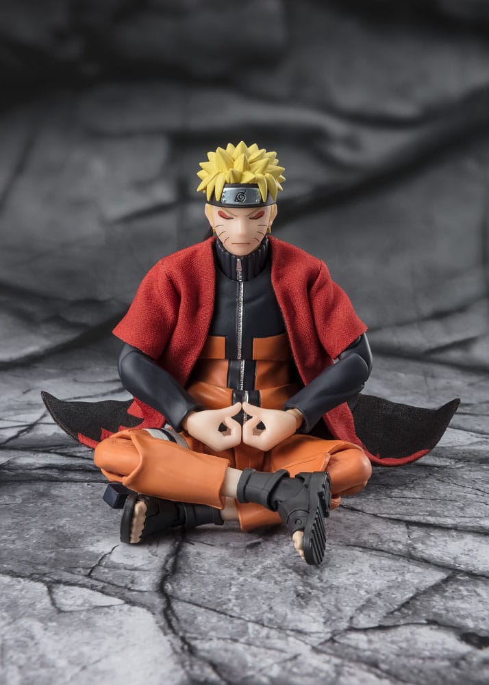 Pre-Order! S.H. Figuarts Naruto Shippuden Actionfigur Naruto Uzumaki (Sage Mode) - Savior of Konoha 15cm