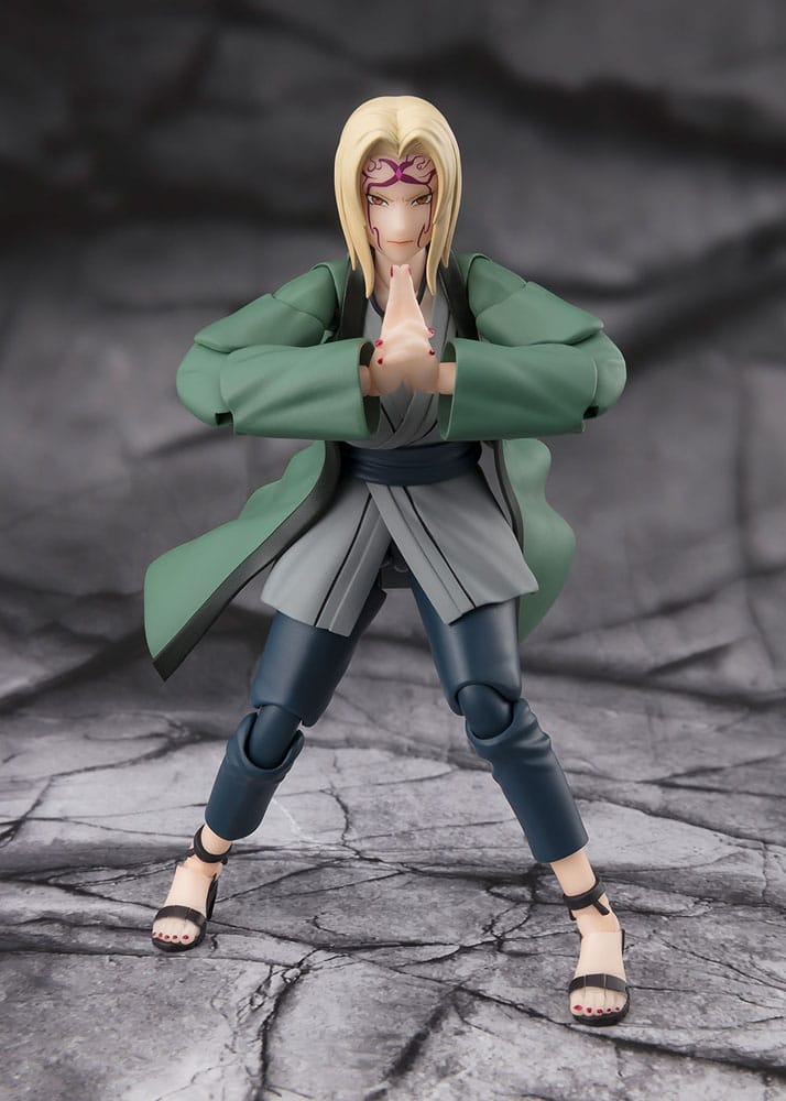 Pre-Order! S.H.Figuarts Naruto Actionfigur Tsunade The legendary Medical Ninja 14cm