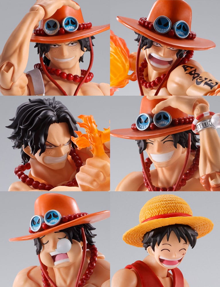 Pre-Order! S.H. Figuarts One Piece Actionfigur Portgas D Ace Fire Fist 15cm