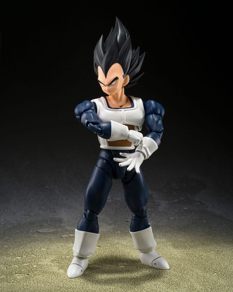 Pre-Order! S.H. Figuarts Dragon Ball Actionfigur Vegeta Old Battle Clothes 14cm