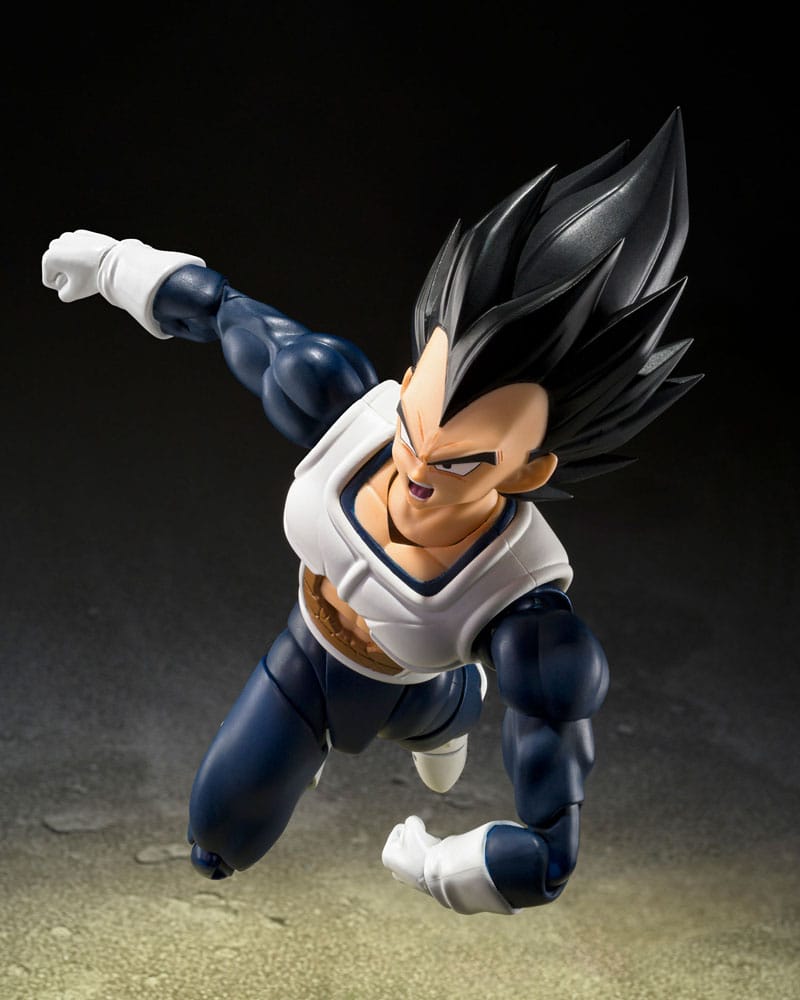 Pre-Order! S.H. Figuarts Dragon Ball Actionfigur Vegeta Old Battle Clothes 14cm