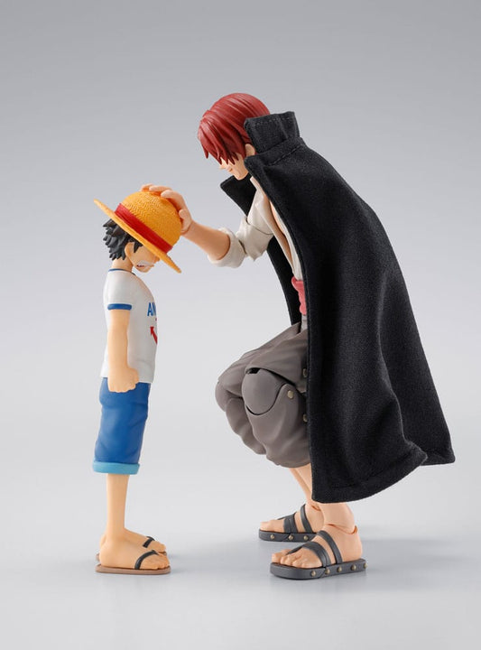 Pre-Order! S.H. Figuarts One Piece Actionfiguren 2er-Pack Shanks & Monkey D. Luffy Childhood Ver.