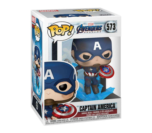 Funko Pop! Marvel 573 Avengers: Endgame Captain America with Broken Shield & Mjölnir 9cm Funko