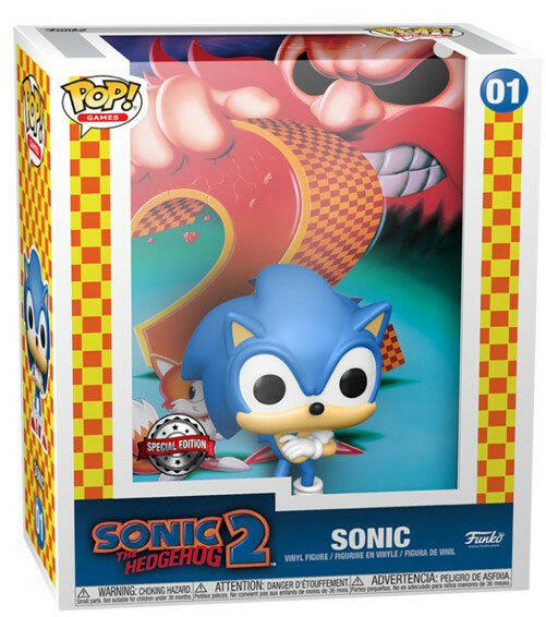 Funko POP! Game Cover 01 Sonic the Hedgehog 2 Sonic 9cm Funko