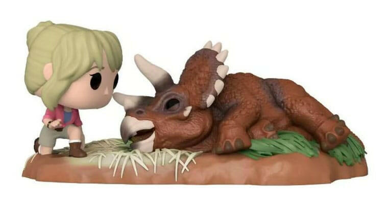 Funko POP! Moment 1198 Jurassic Park Dr. Sattler with Triceratops 9cm Funko