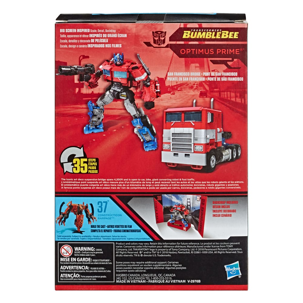 Transformers: Bumblebee Studio Series Voyager Class Actionfigur Optimus Prime 17cm