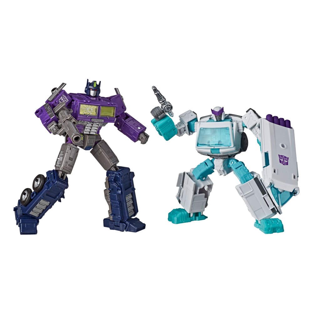 Transformers Generations Selects Actionfiguren 2er-Pack Shattered Glass Optimus Prime (Leader Class) & Ratchet (Deluxe Class)