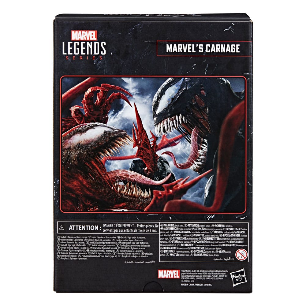 Pre-Order! Marvel Legends Venom: Let There Be Carnage Actionfigur Marvel's Carnage 15cm