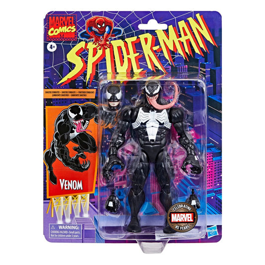 Pre-Order! Marvel Legends Retro Spider-Man Actionfigur Venom 15cm