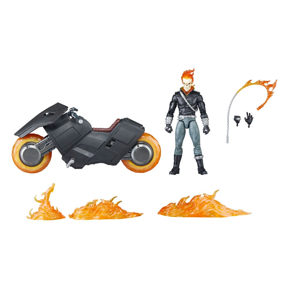 Pre-Order! Marvel Legends 85th Anniversary Actionfigur mit Fahrzeug Ghost Rider (Danny Ketch) 15cm