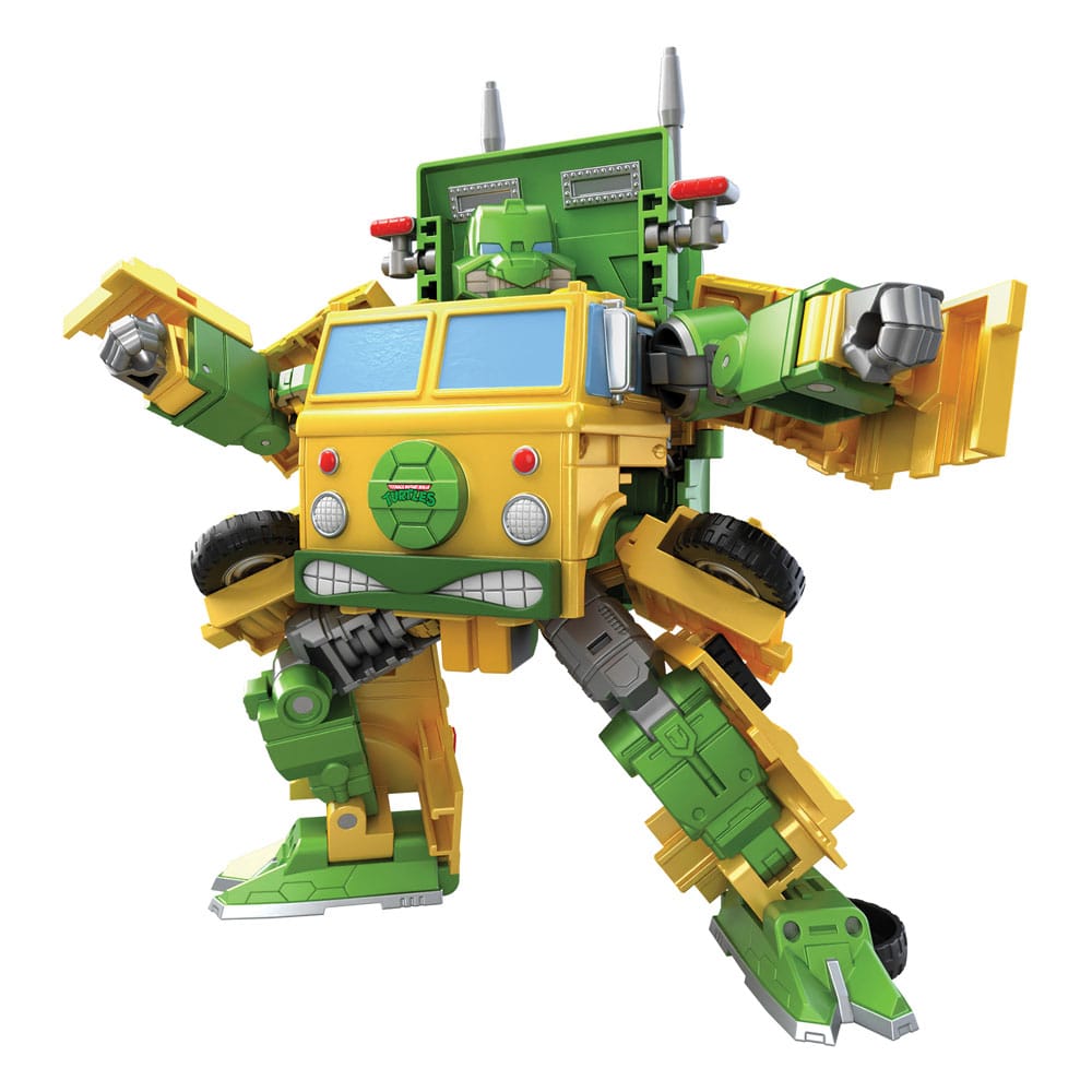 Pre-Order! Transformers x Teenage Mutant Ninja Turtles Actionfigur Party Wallop 18cm
