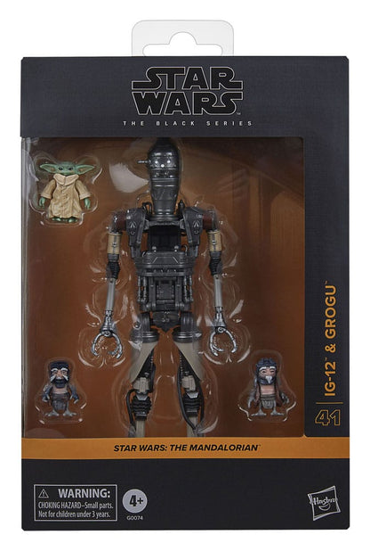 Pre-Order! Star Wars Black Series The Mandalorian Actionfiguren 2er-Pack IG-12 & Grogu 15cm