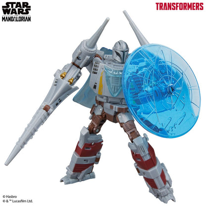 Pre-Order! Star Wars x Transformers Actionfigur The Mandalorian / N-1 Starfighter 19cm