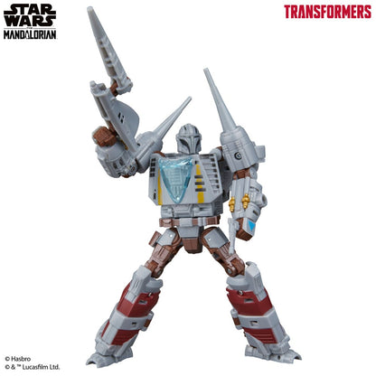 Pre-Order! Star Wars x Transformers Actionfigur The Mandalorian / N-1 Starfighter 19cm