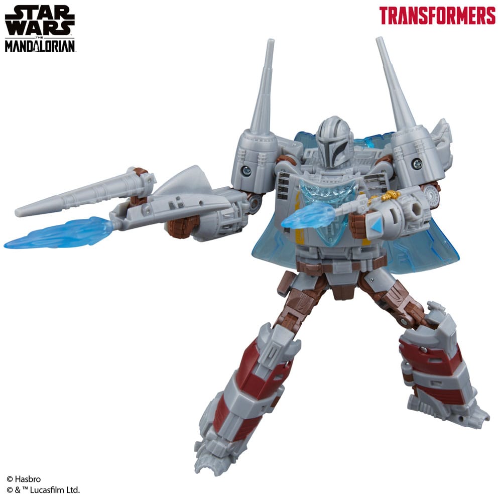 Pre-Order! Star Wars x Transformers Actionfigur The Mandalorian / N-1 Starfighter 19cm