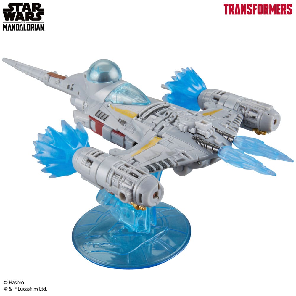 Pre-Order! Star Wars x Transformers Actionfigur The Mandalorian / N-1 Starfighter 19cm