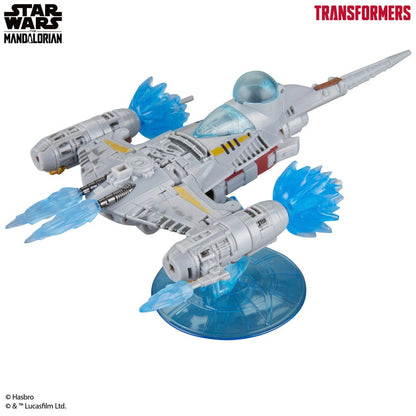 Pre-Order! Star Wars x Transformers Actionfigur The Mandalorian / N-1 Starfighter 19cm