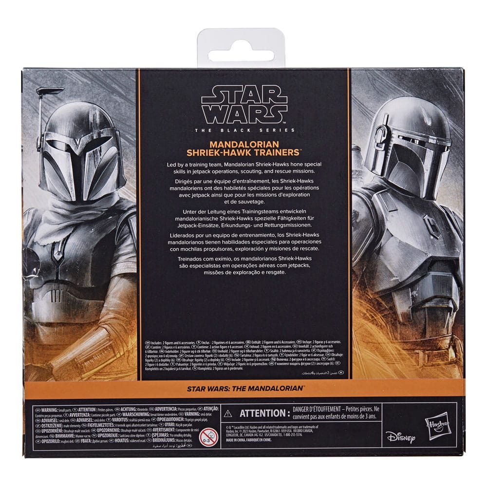 Pre-Order! Star Wars Black Series The Mandalorian Actionfiguren 2er-Pack Mandalorian Shriek-Hawk Trainers 15cm