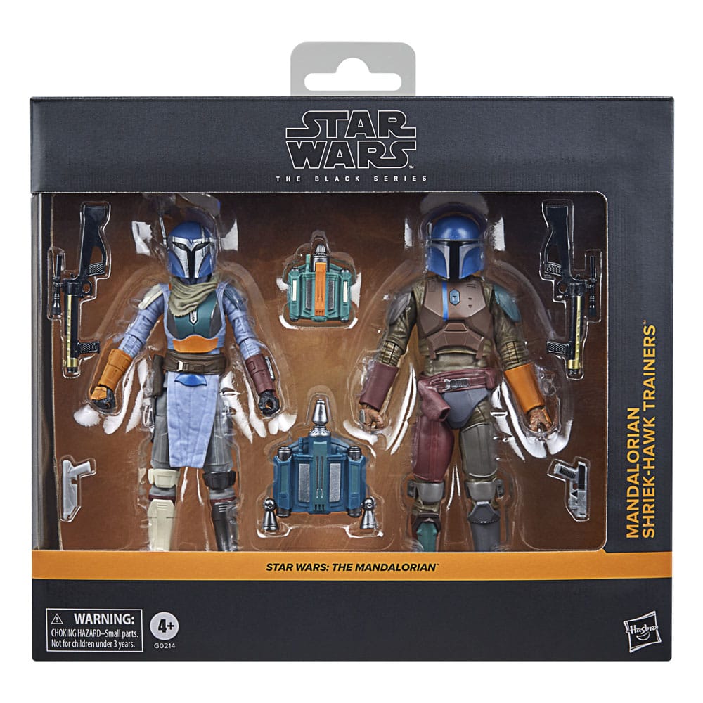 Pre-Order! Star Wars Black Series The Mandalorian Actionfiguren 2er-Pack Mandalorian Shriek-Hawk Trainers 15cm