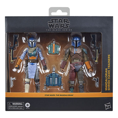 Pre-Order! Star Wars Black Series The Mandalorian Actionfiguren 2er-Pack Mandalorian Shriek-Hawk Trainers 15cm