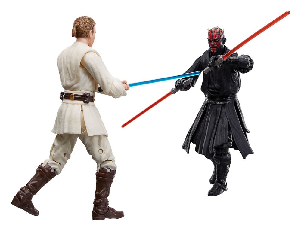 Pre-Order! Star Wars Black Series Episode I Actionfiguren 3er-Pack Qui-Gon Jinn, Darth Maul, Obi-Wan Kenobi 15cm