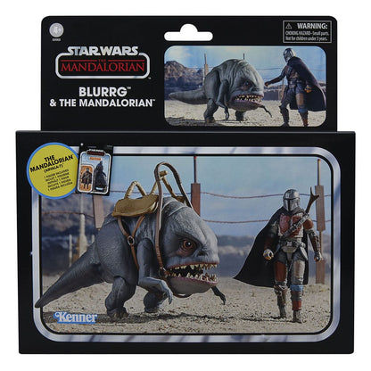 Star Wars Vintage Collection The Mandalorian Actionfiguren 2er-Pack Blurrg & The Mandalorian 10cm