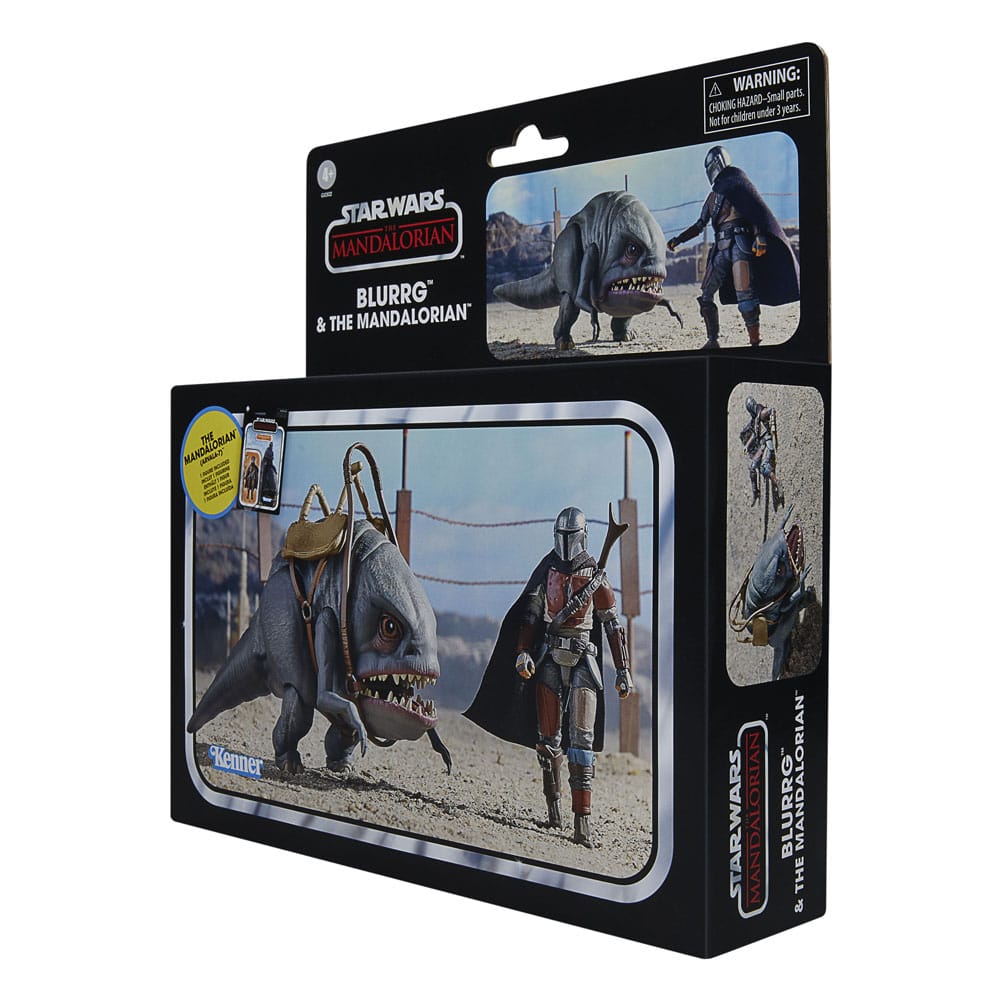 Star Wars Vintage Collection The Mandalorian Actionfiguren 2er-Pack Blurrg & The Mandalorian 10cm