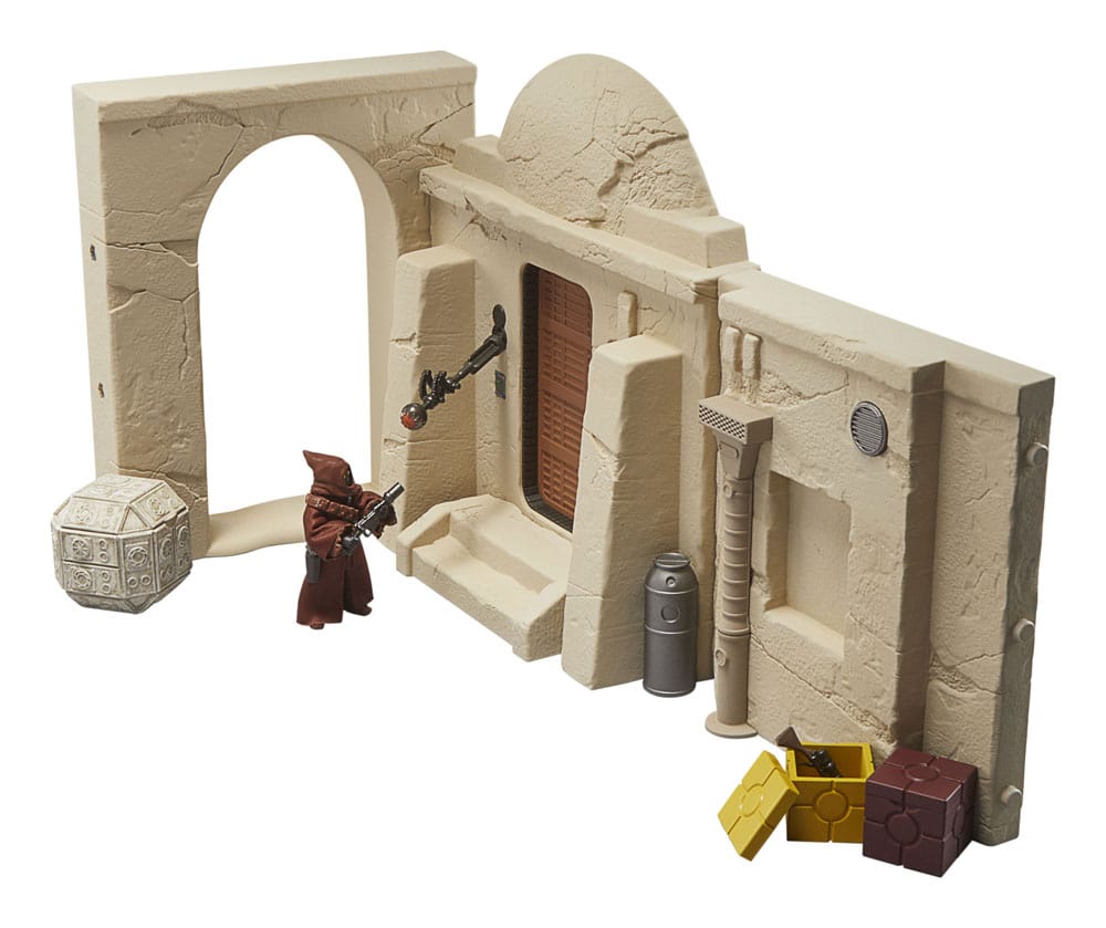 Pre-Order! Star Wars Vintage Collection Episode IV Playset Streets of Mos Eisley mit Jawa Action Figure