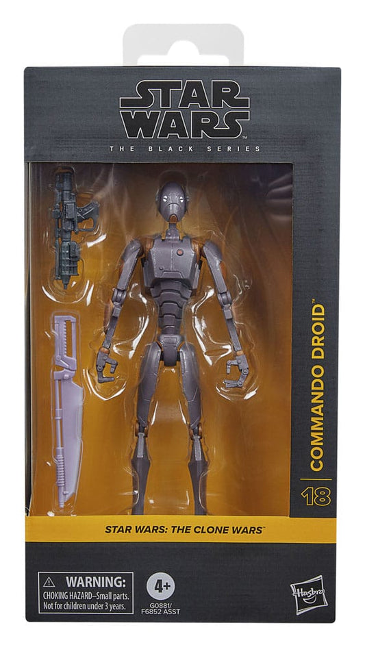 Pre-Order! Star Wars Black Series The Clone Wars Actionfigur Commando Droid 15cm