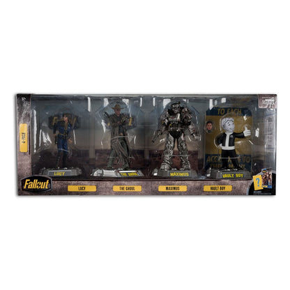 McFarlane Movie Maniacs Fallout 4er-Pack Lucy, Maximus, The Ghoul & Vault Boy 15cm