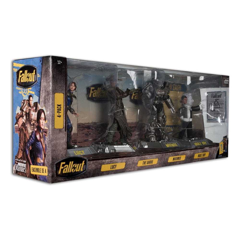 McFarlane Movie Maniacs Fallout 4er-Pack Lucy, Maximus, The Ghoul & Vault Boy 15cm