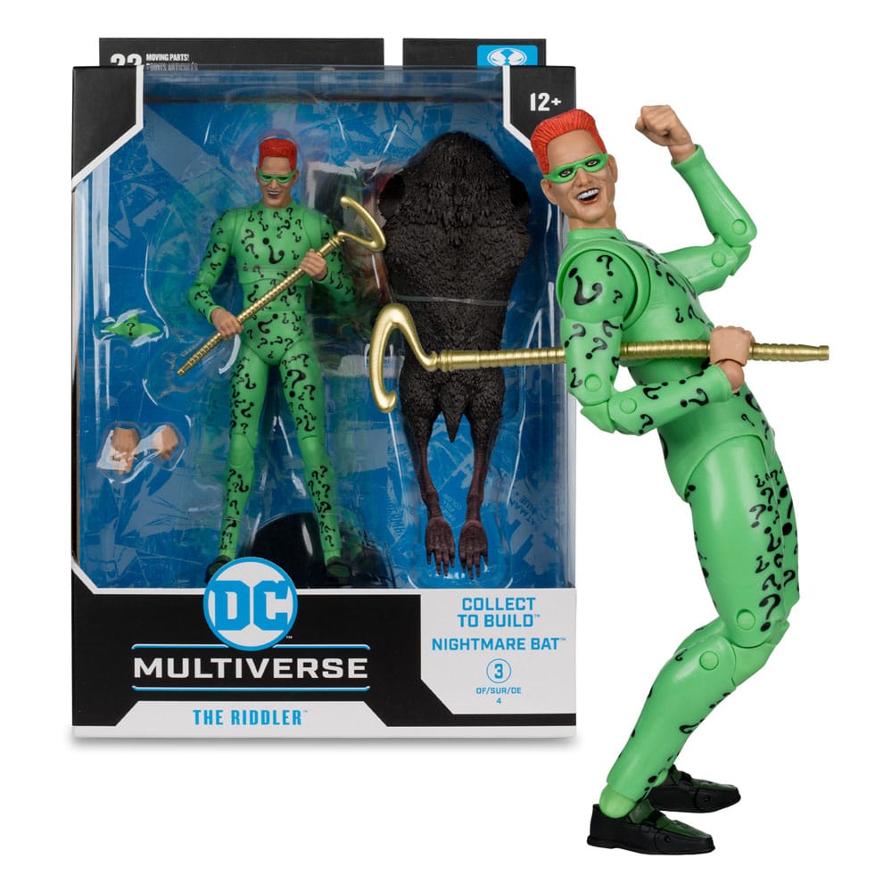 McFarlane DC Multiverse Build A Megafig Nightmare Bat Batman Forever Wave Set (Gold Label) 18cm