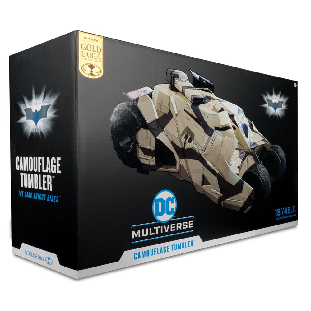 Pre-Order! McFarlane DC Multiverse Fahrzeug Tumbler Camouflage (The Dark Knight Rises) (Gold Label)