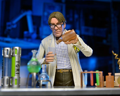 NECA Turtles II Secret of the Ooze Actionfiguren 2-Pack Lab Coat Professor Perry and Hazmat Suit Professor Perry 18cm