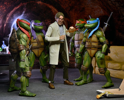 NECA Turtles II Secret of the Ooze Actionfiguren 2-Pack Lab Coat Professor Perry and Hazmat Suit Professor Perry 18cm