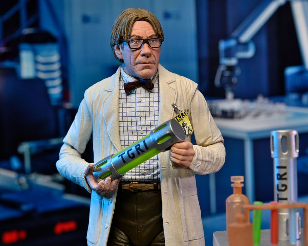 NECA Turtles II Secret of the Ooze Actionfiguren 2-Pack Lab Coat Professor Perry and Hazmat Suit Professor Perry 18cm