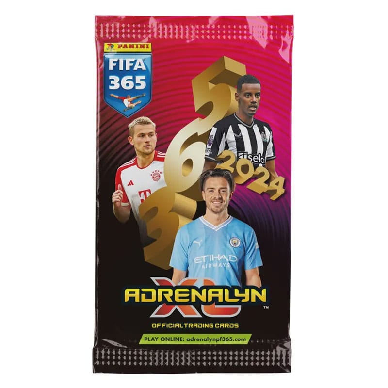 FIFA 365 Adrenalyn XL 2024 Trading Cards Flow Packs Display (24)