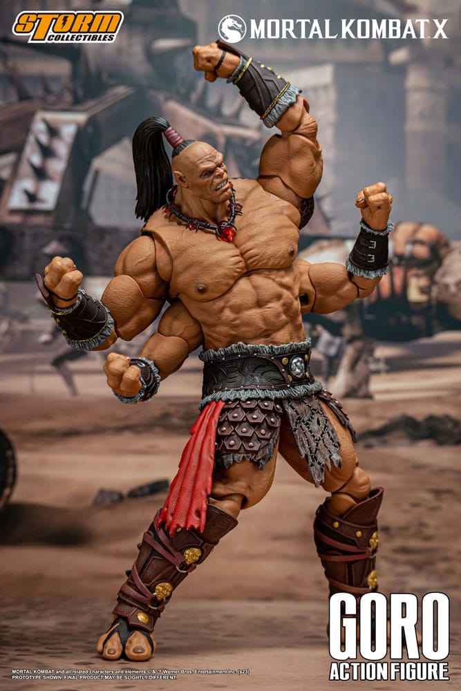 Mortal Kombat Actionfigur 1/12 Goro 18cm