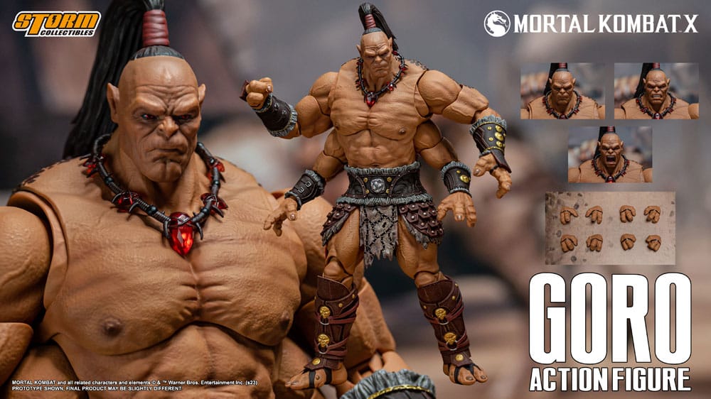 Mortal Kombat Actionfigur 1/12 Goro 18cm