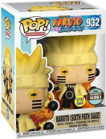 Funko Pop! Animation Naruto Shippuden 932 Specialty Series Naruto Six Path Sage (Glow) 9cm - Toy-Storage