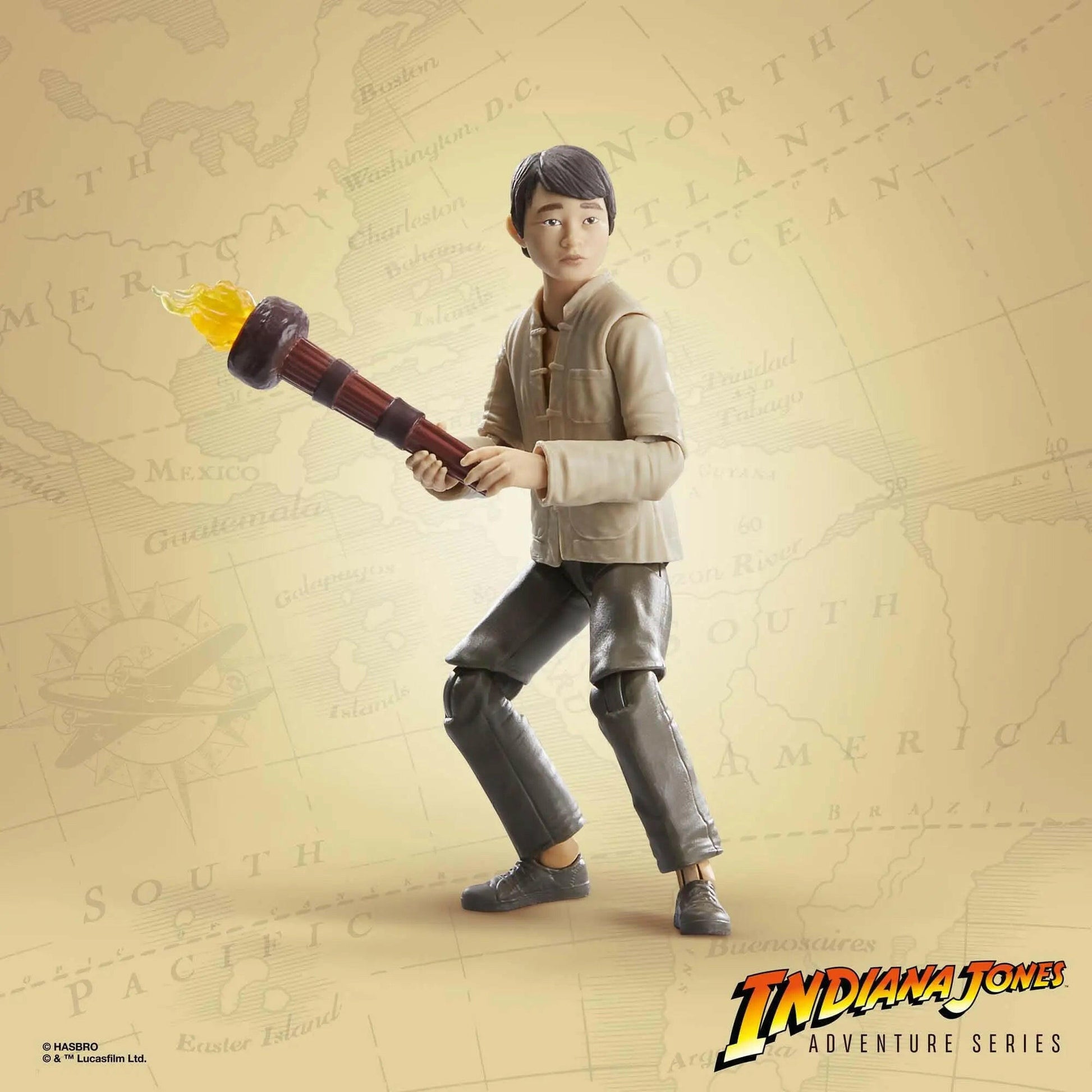 Indiana Jones Adventure Series Actionfigur Short Round (Indiana Jones und der Tempel des Todes) 15cm - Toy-Storage