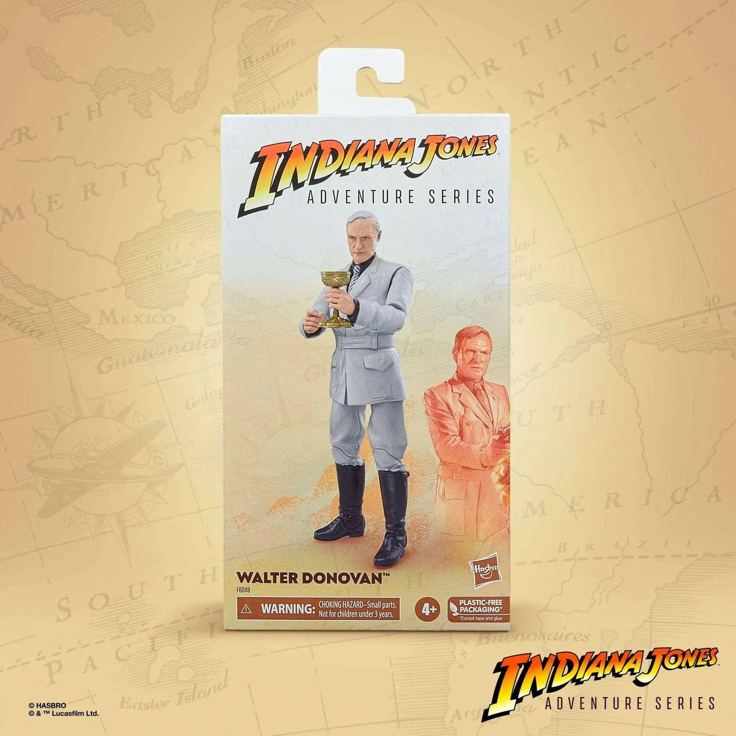Indiana Jones Adventure Series Actionfigur Walter Donovan (Indiana Jones und der letzte Kreuzzug)15cm - Toy-Storage